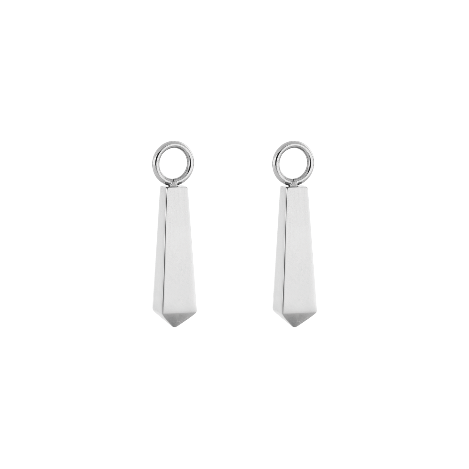 EAR ME UP Charm Obelisk Silber