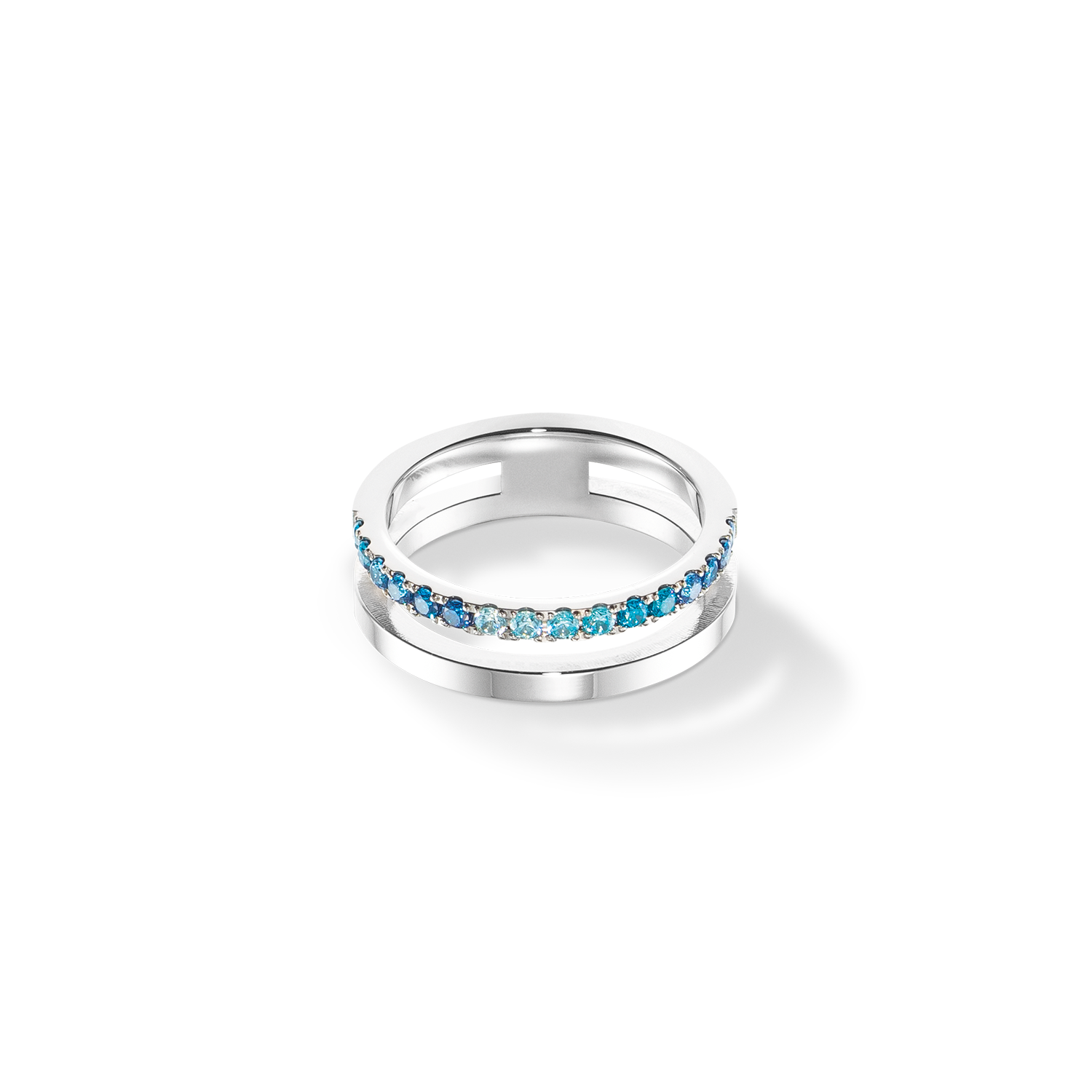 Eternal Unity Ring silber-blau