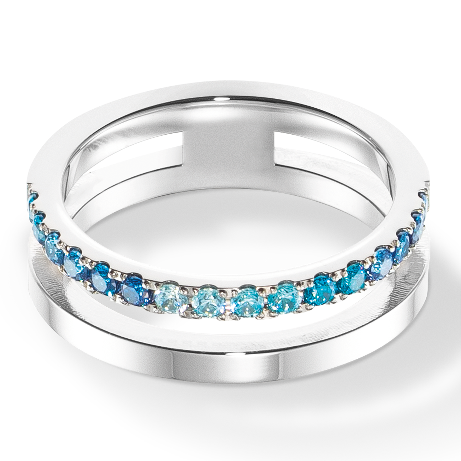 Eternal Unity Ring silber-blau