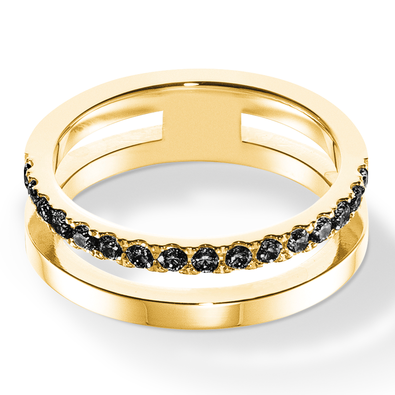 Eternal Unity Ring gold-schwarz