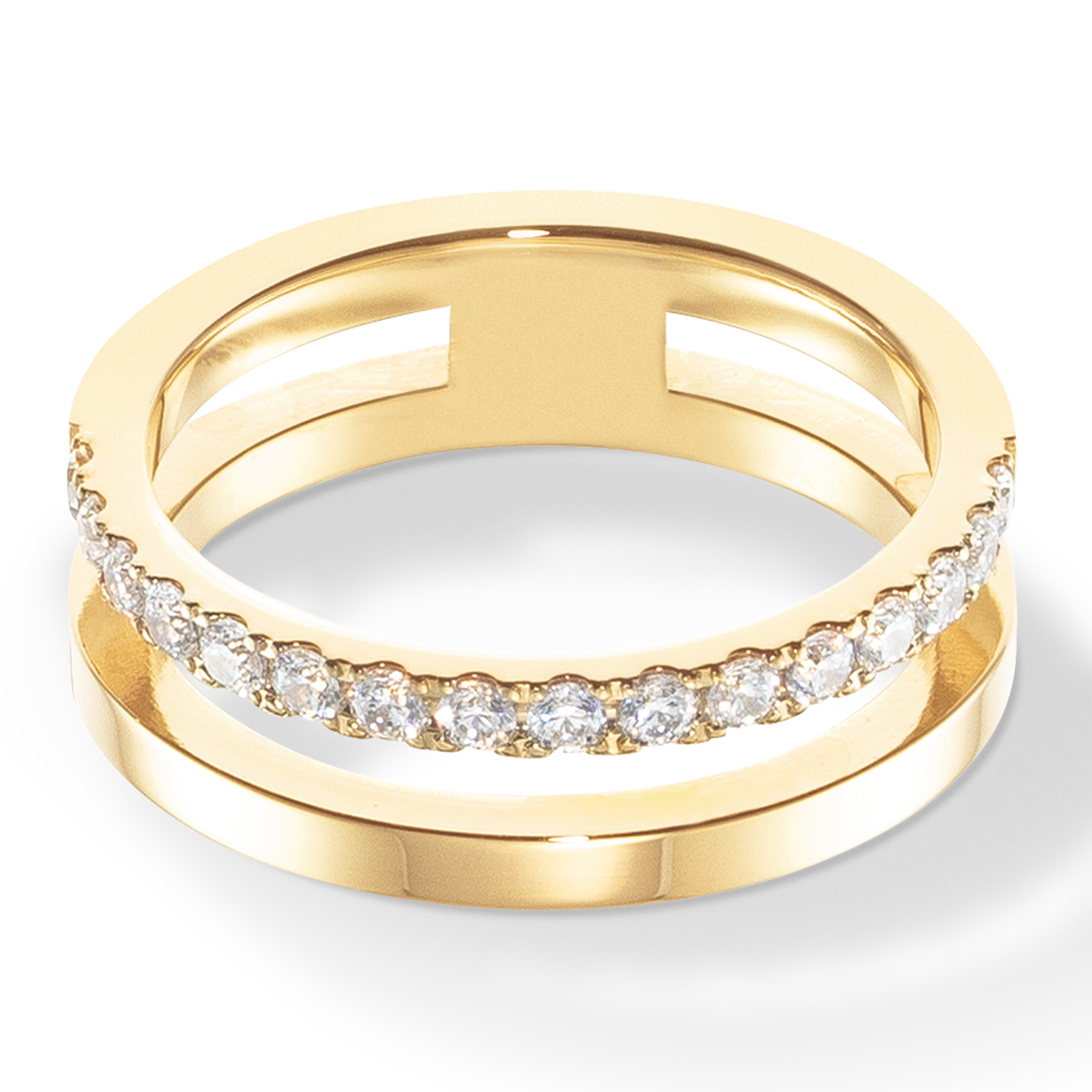 Eternal Unity Ring gold-kristall