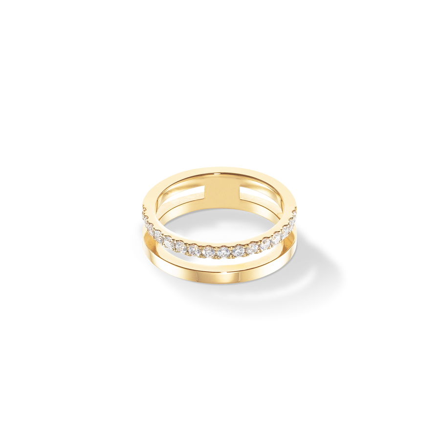 Eternal Unity Ring gold-kristall