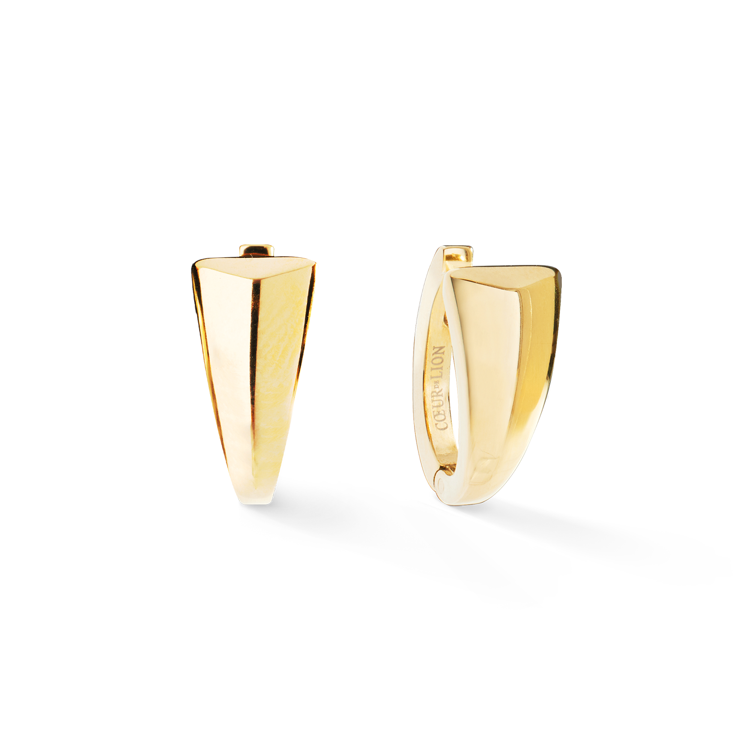 EAR ME UP Creole Tapered Gold