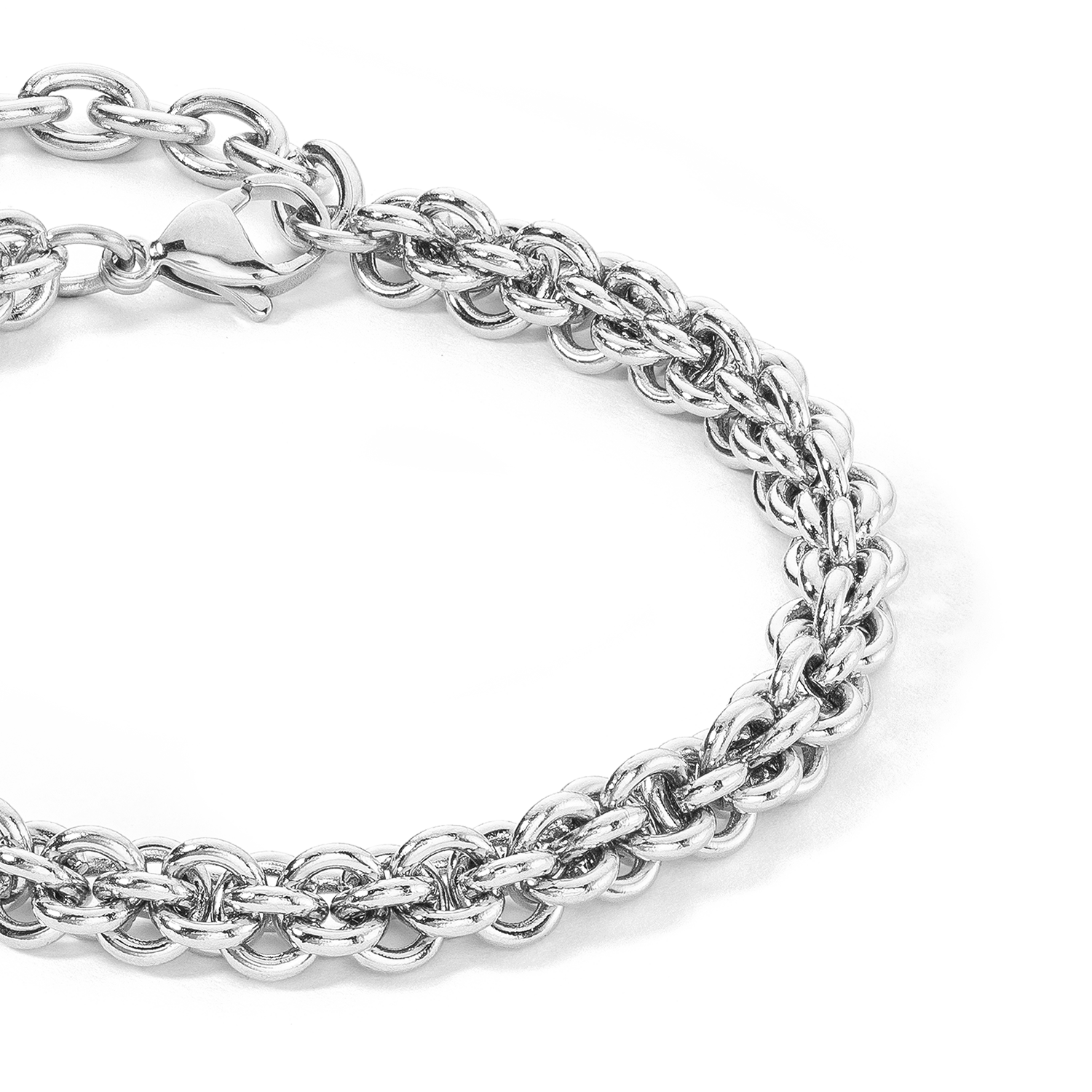 Armband Mesh Chain silber