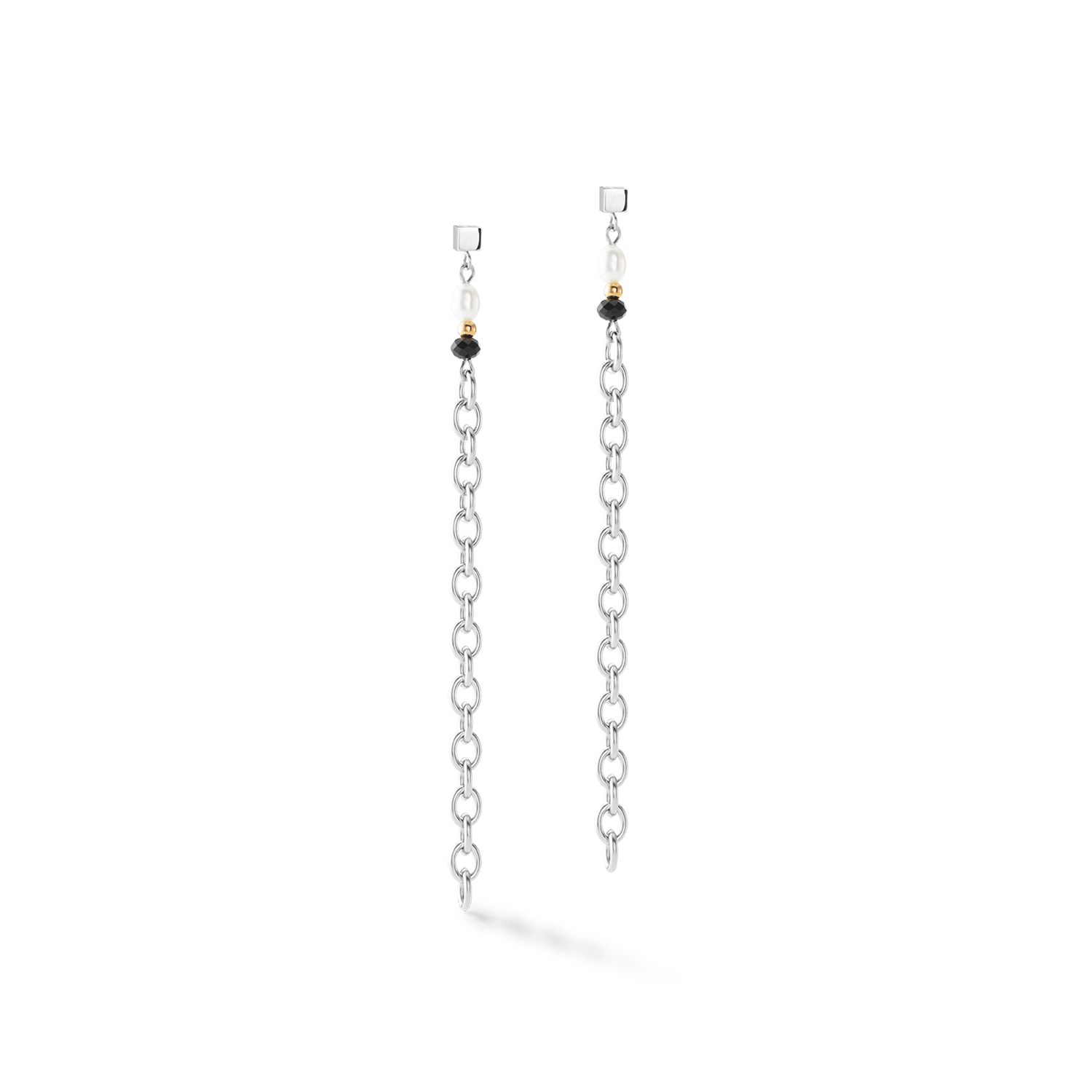 Art Deco Elegance Ohrringe Bicolor