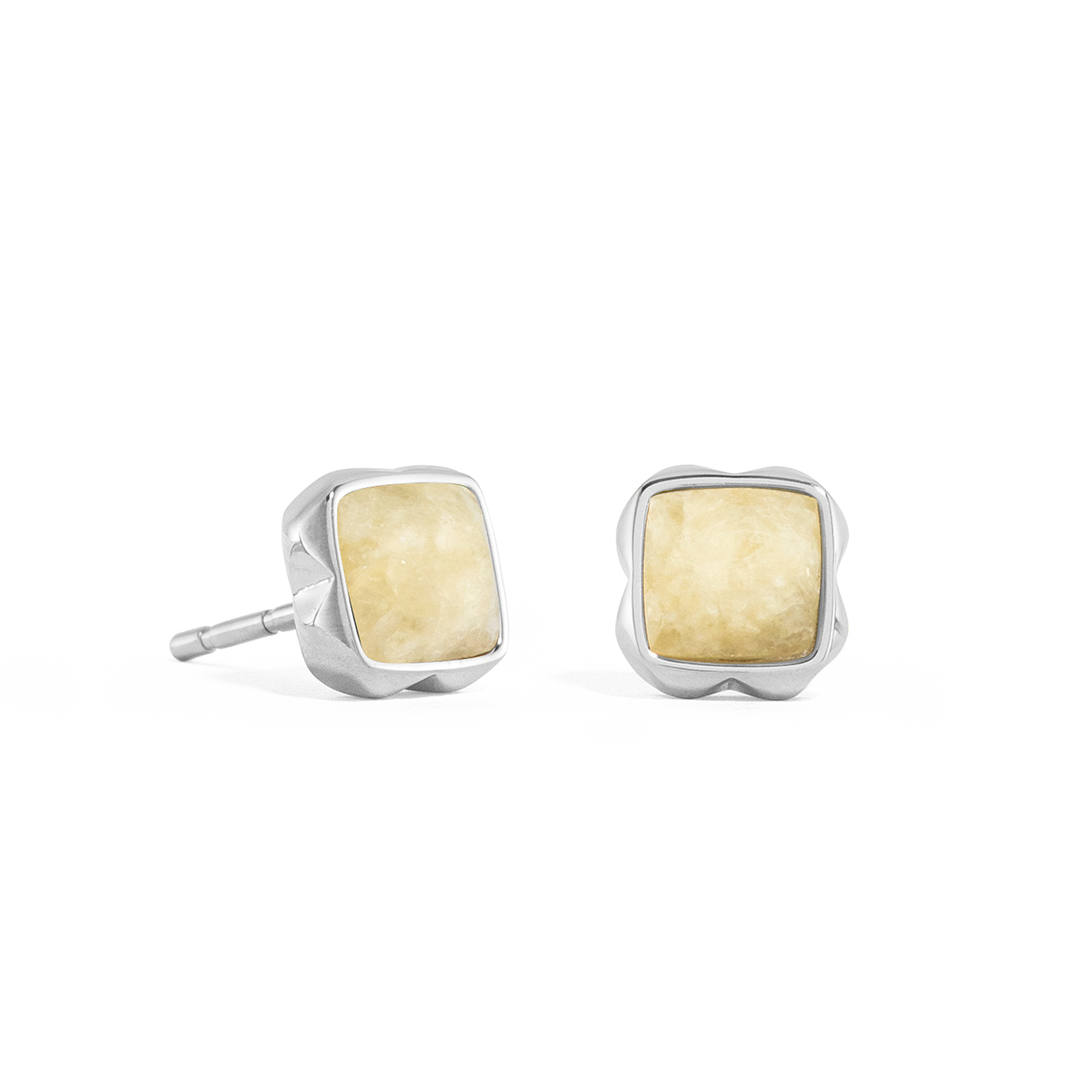 Birthstone November Ohrringe Citrin Silber