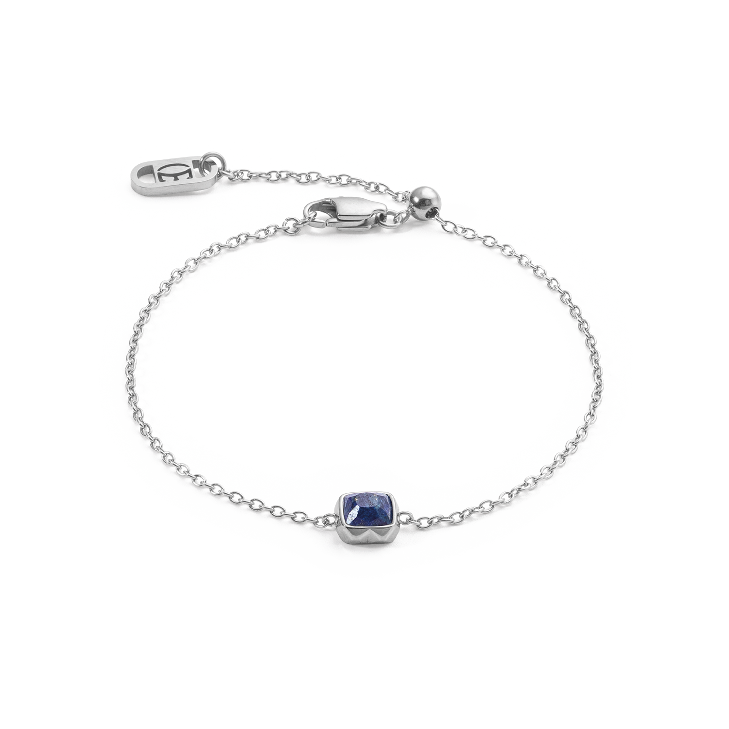 Birthstone September Armband Lapislazuli Silber