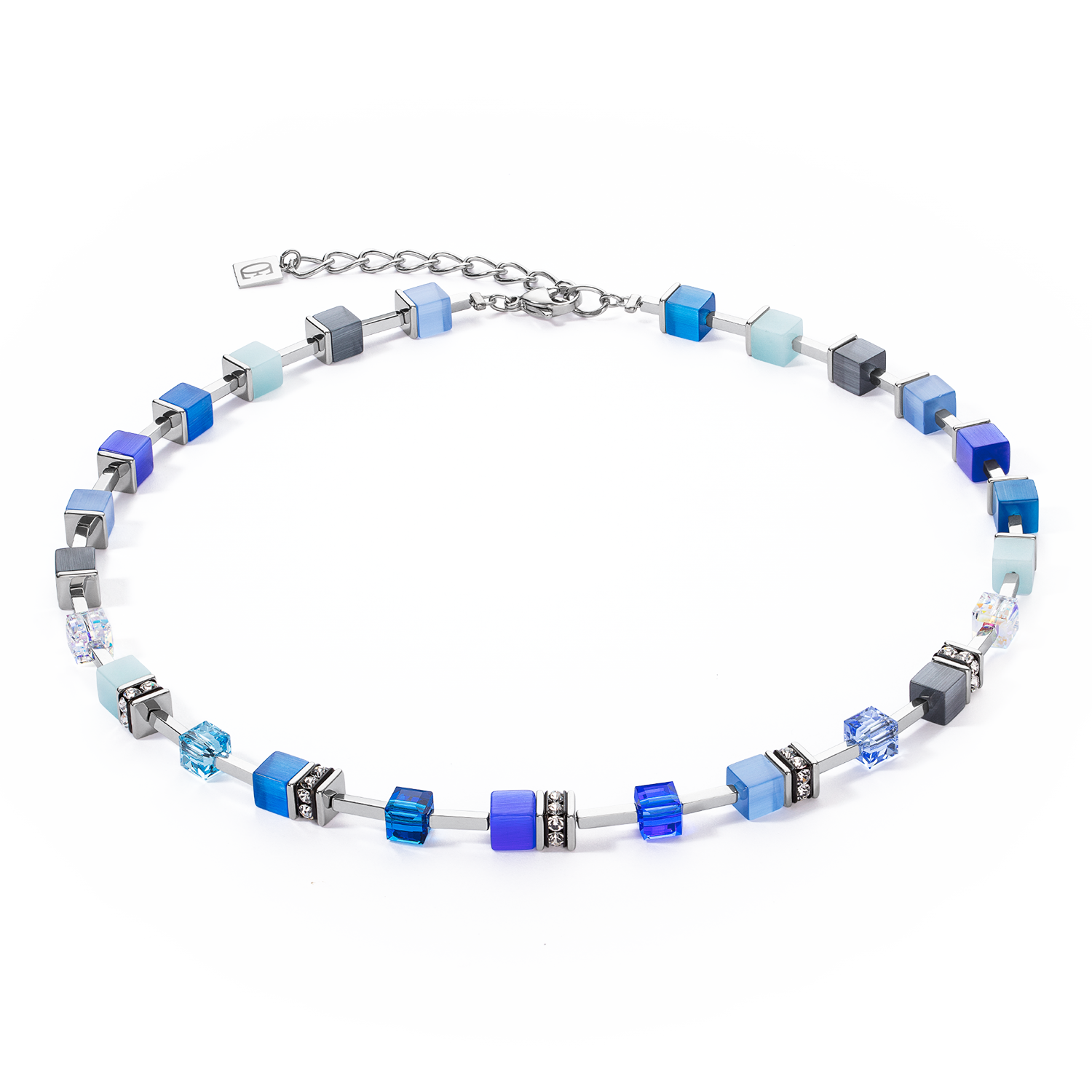 GeoCUBE® Iconic Pure Halskette Blau