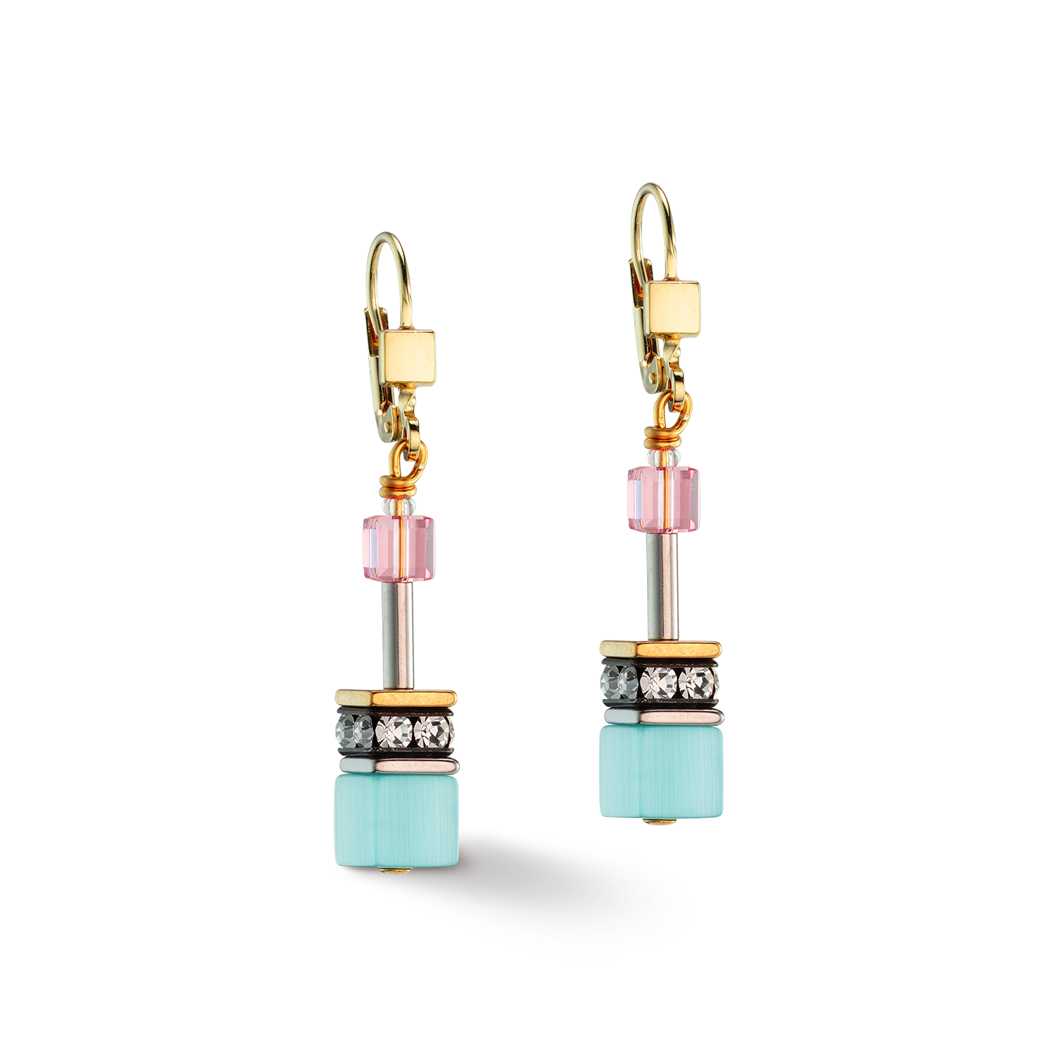 GeoCUBE® Iconic Gentle Multicolor Ohrringe
