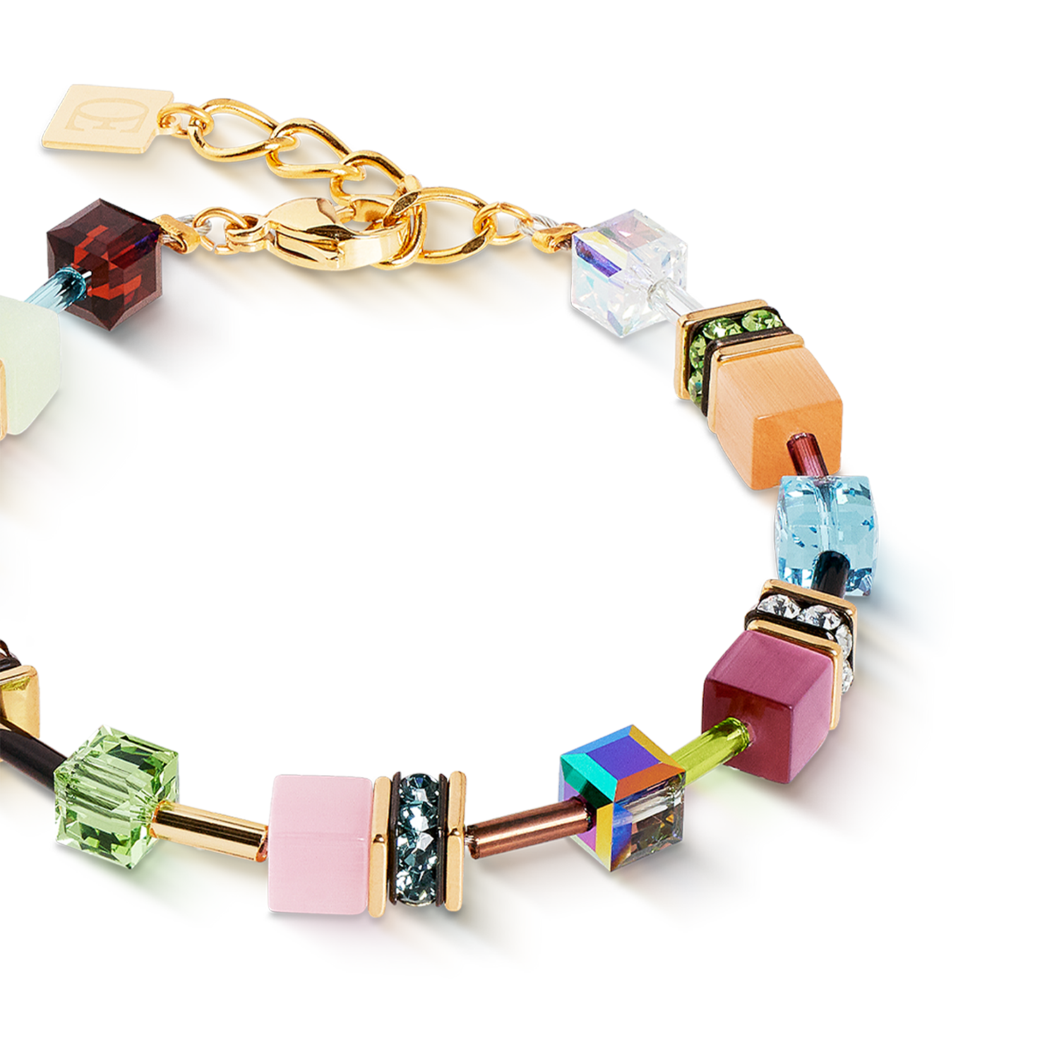 GeoCUBE® Iconic Armband Art Nouveau gold