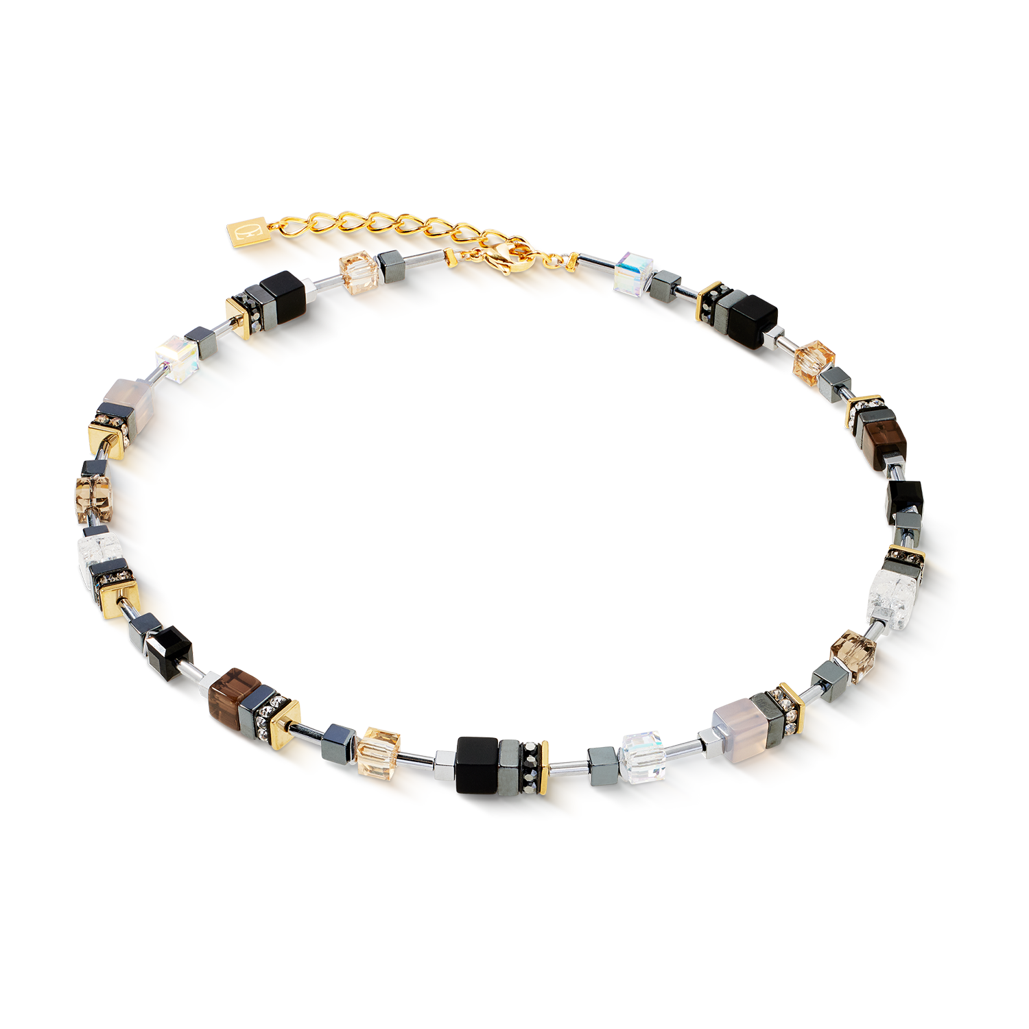 GeoCUBE® Precious Motion Halskette Stone Whisper gold
