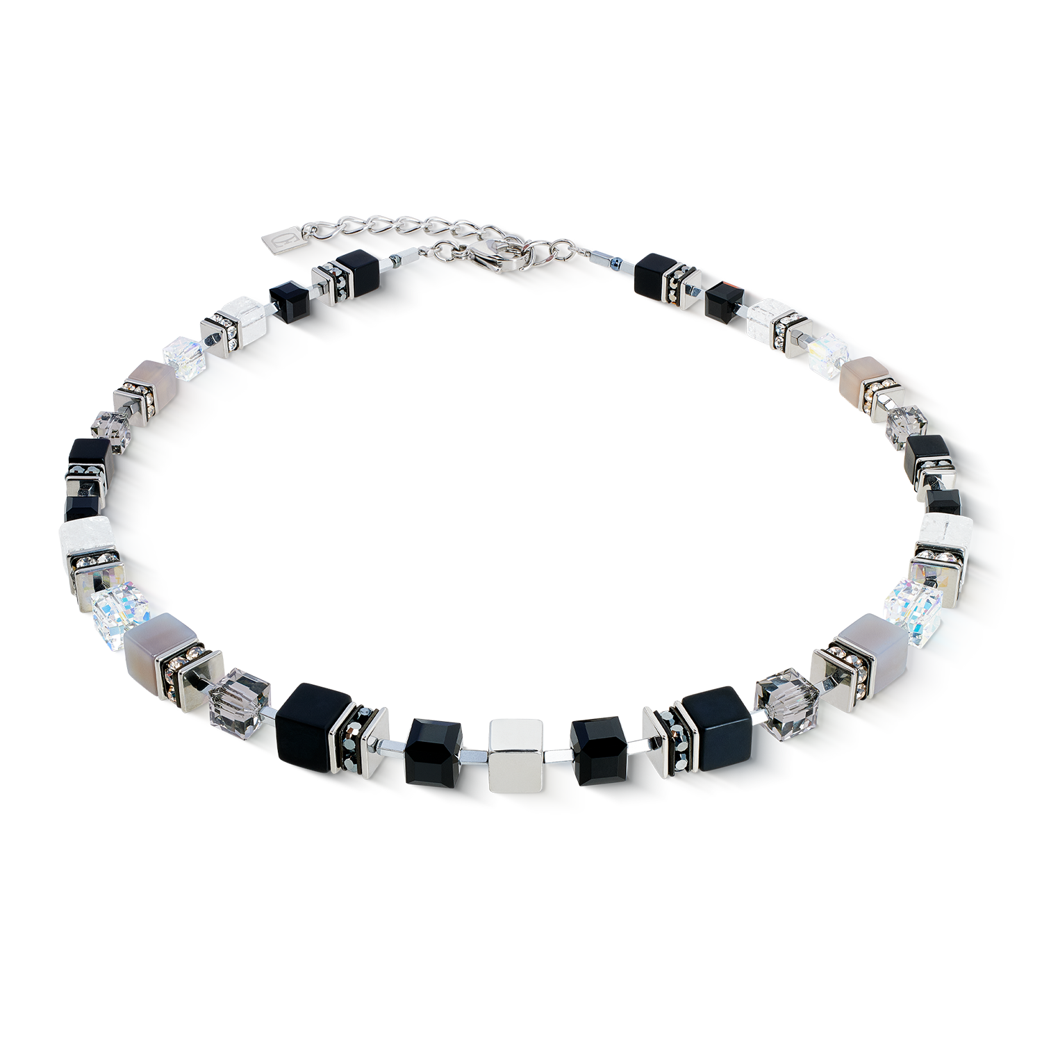 GeoCUBE® Precious Statement Halskette Crystal Shadow
