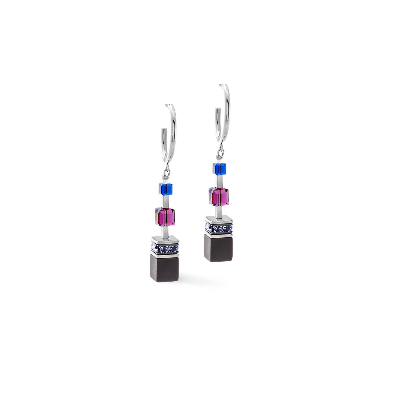 GeoCUBE® Precious Statement Ohrringe Blue Moon