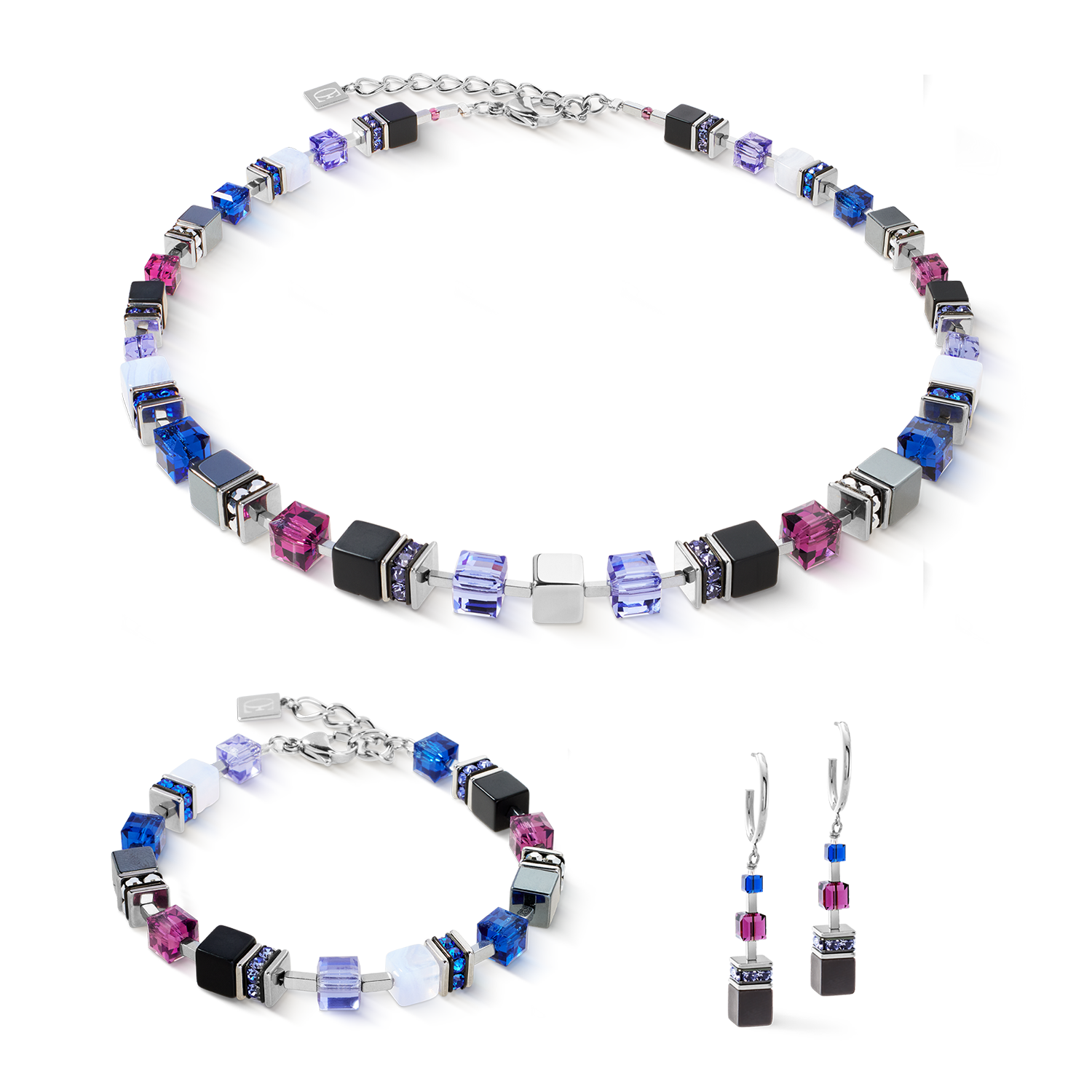GeoCUBE® Precious Statement Armband Blue Moon