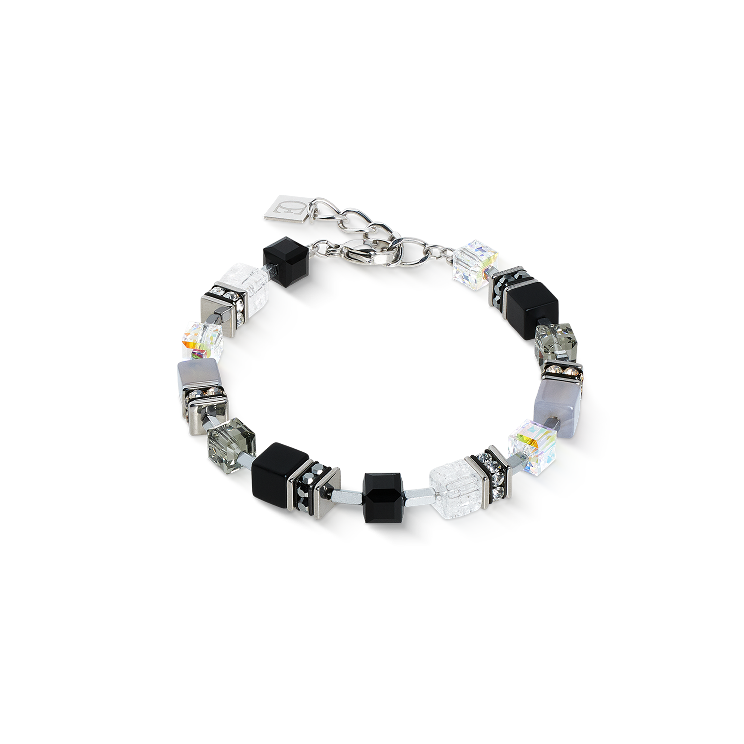 GeoCUBE® Precious Statement Armband Crystal Shadow