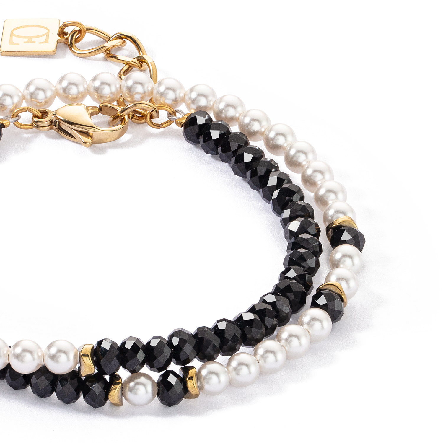 Princess Pearls Trinity Armband gold