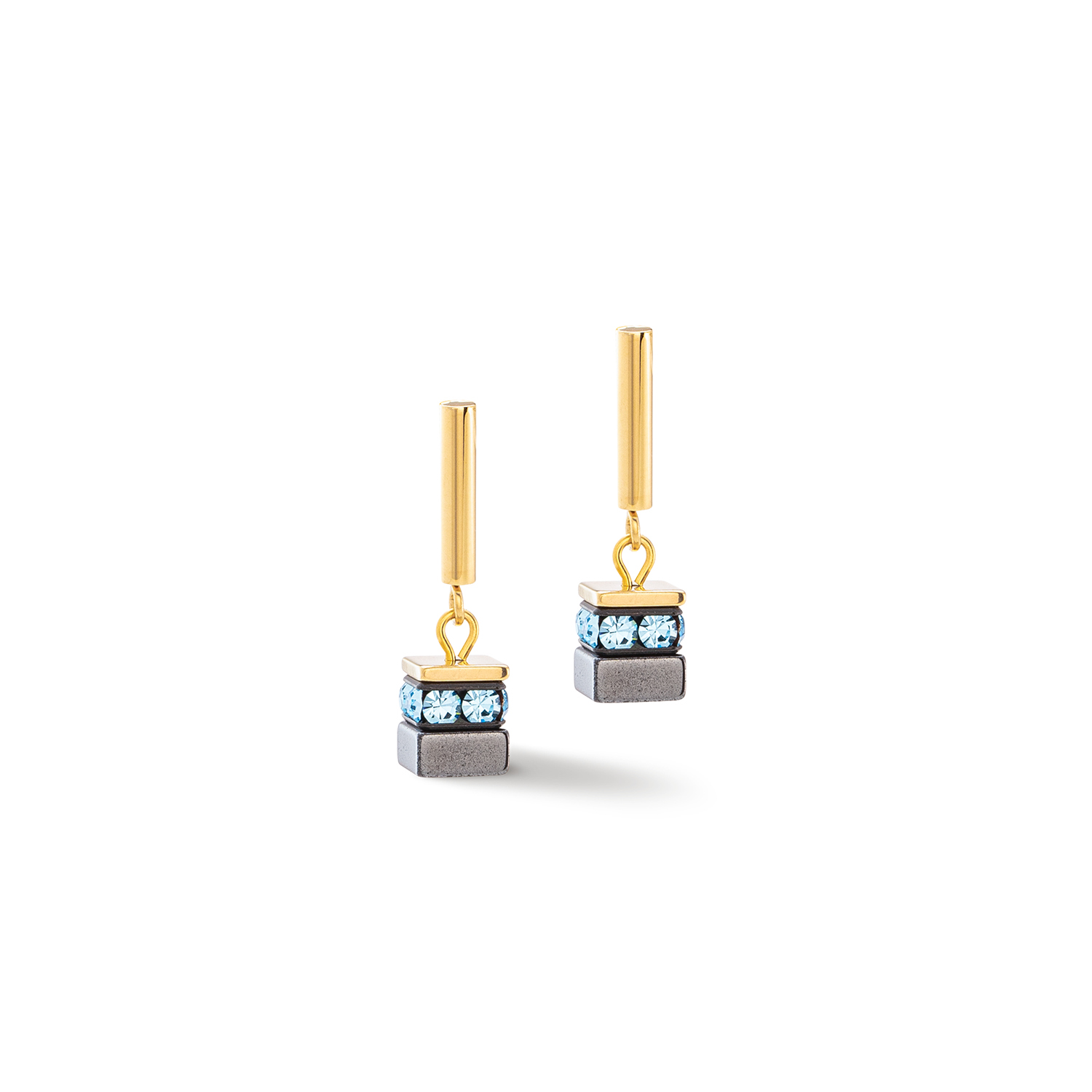 Sparkling Classic Chain Ohrringe gold-multicolor