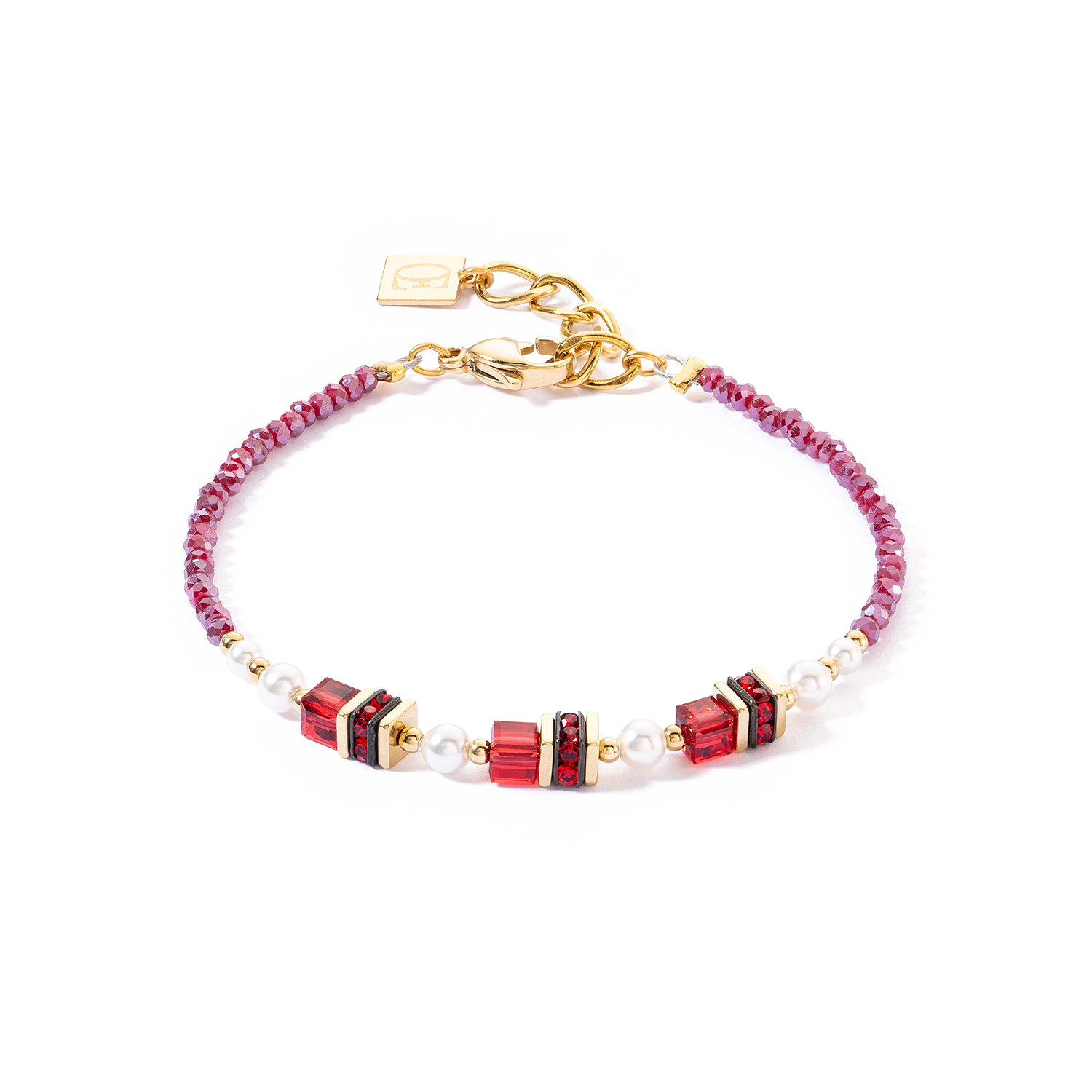 Armband Sparkling Princess gold-rot