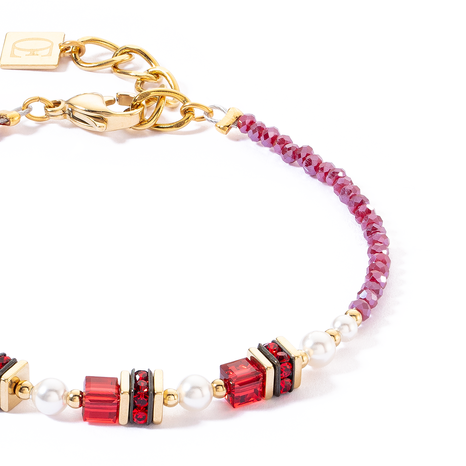 Armband Sparkling Princess gold-rot