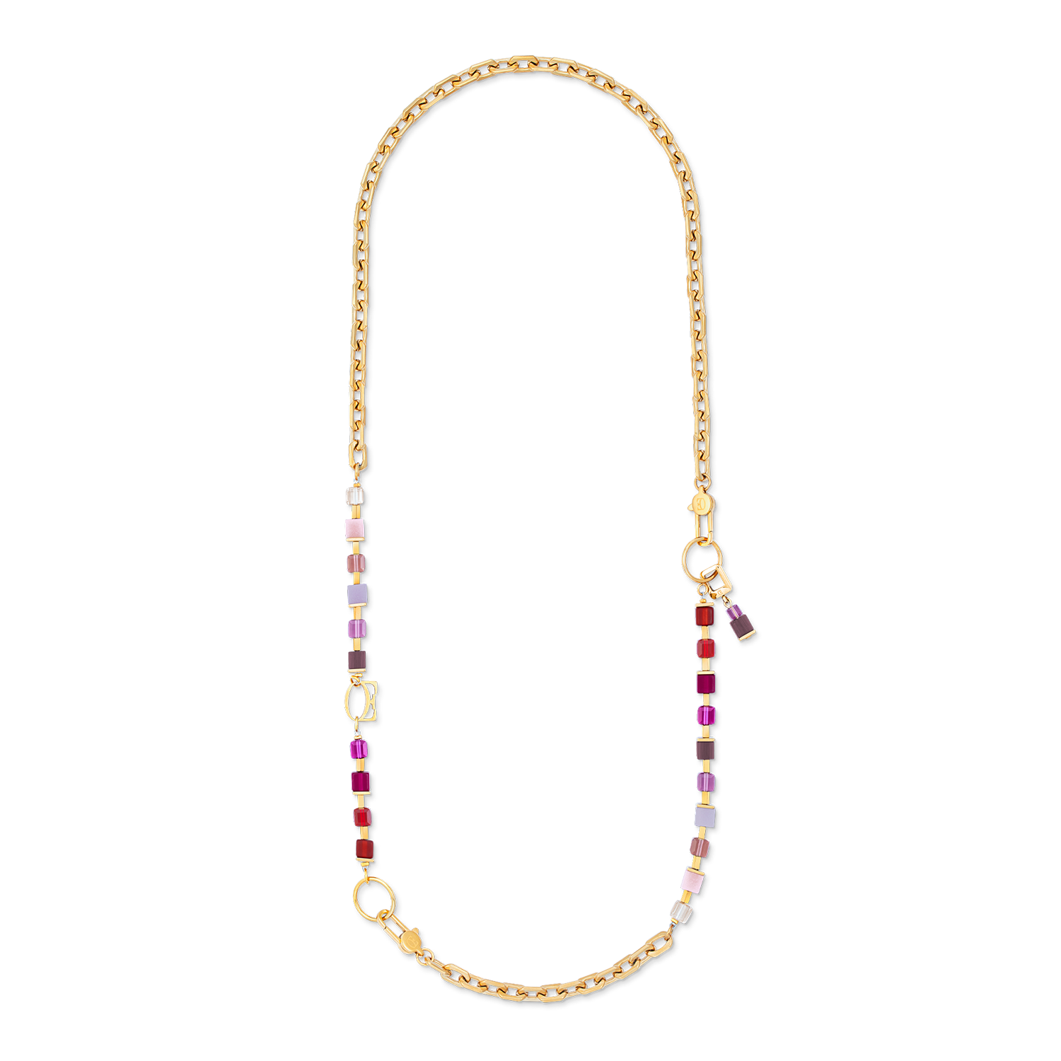 Armband Cube Fusion Charm  gold-rot