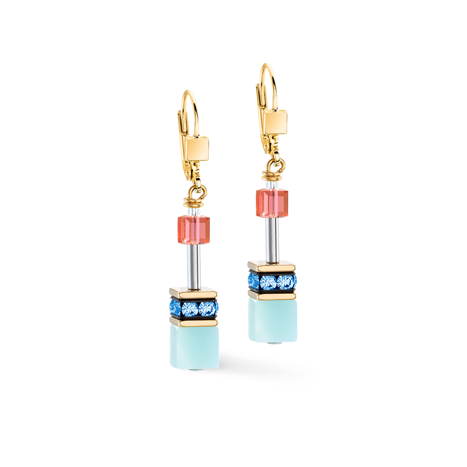 GeoCUBE® Iconic Precious Ohrringe Rainbow