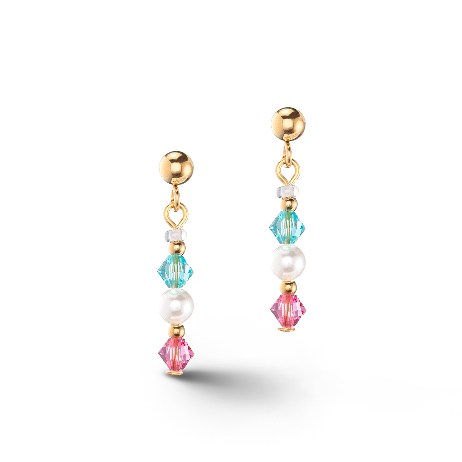 Princess Pearls Ohrringe gold multicolor