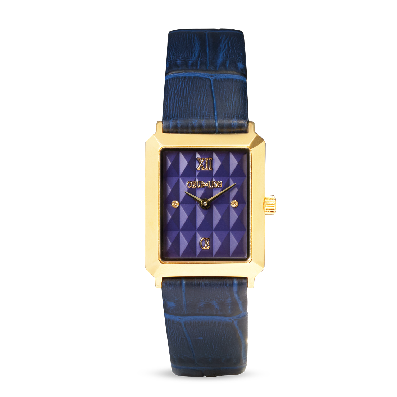 Uhr Iconic Spikes Midnight Blue Gold & GeoCUBE® Iconic Precious Armband multicolor motion