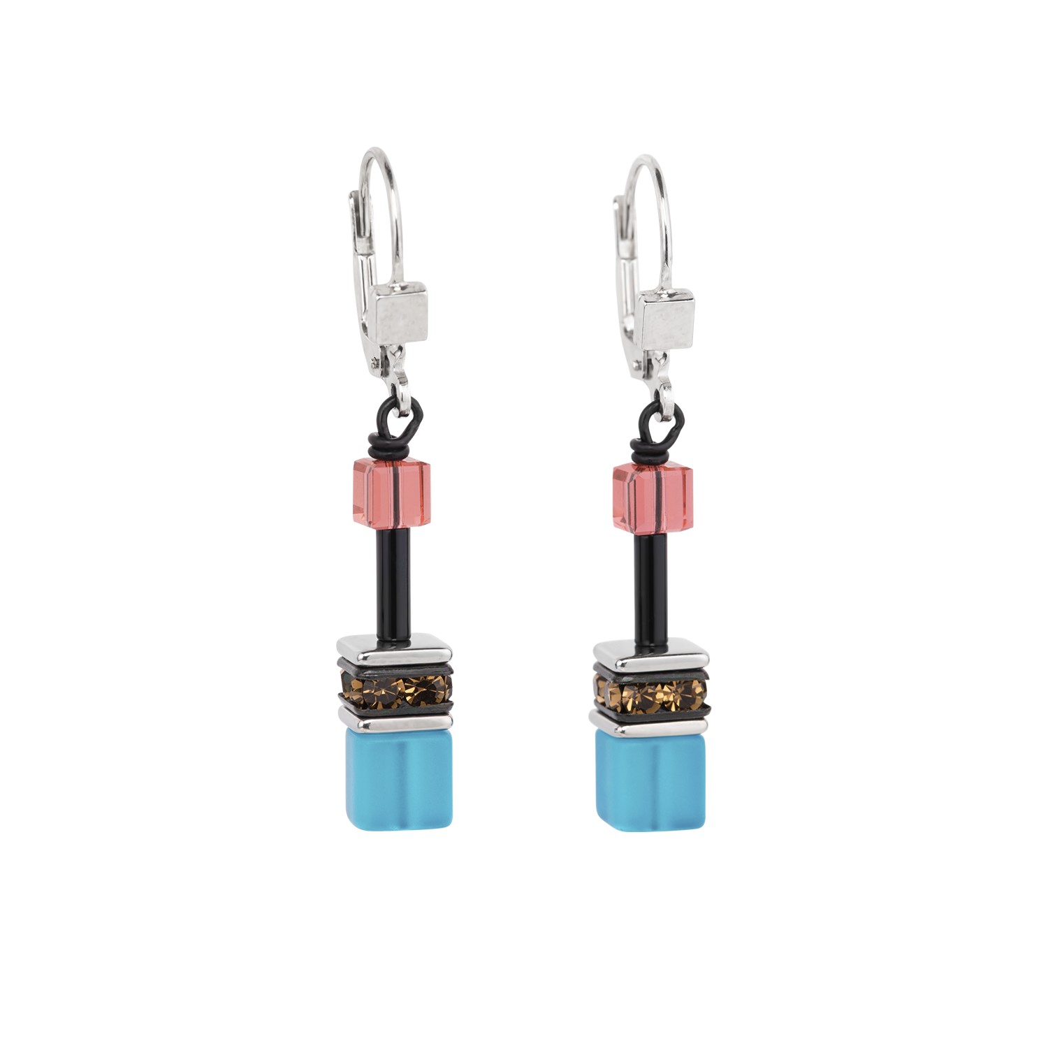 GeoCUBE® Ohrringe Multicolor daylight fresh