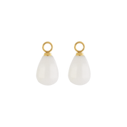 EAR ME UP Charm Tropfen Gold-Weiß von COEUR DE LION