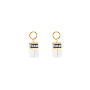 EAR ME UP Charm GeoCUBE® gold-kristall von COEUR DE LION
