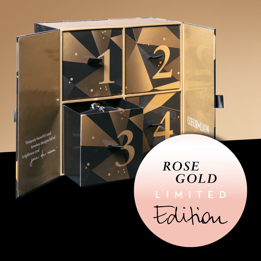 Adventskalender Rosa Gold