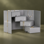 Adventskalender Pearl Spike gold-weiß von COEUR DE LION – im Set mit passenden Schmuckstücken
