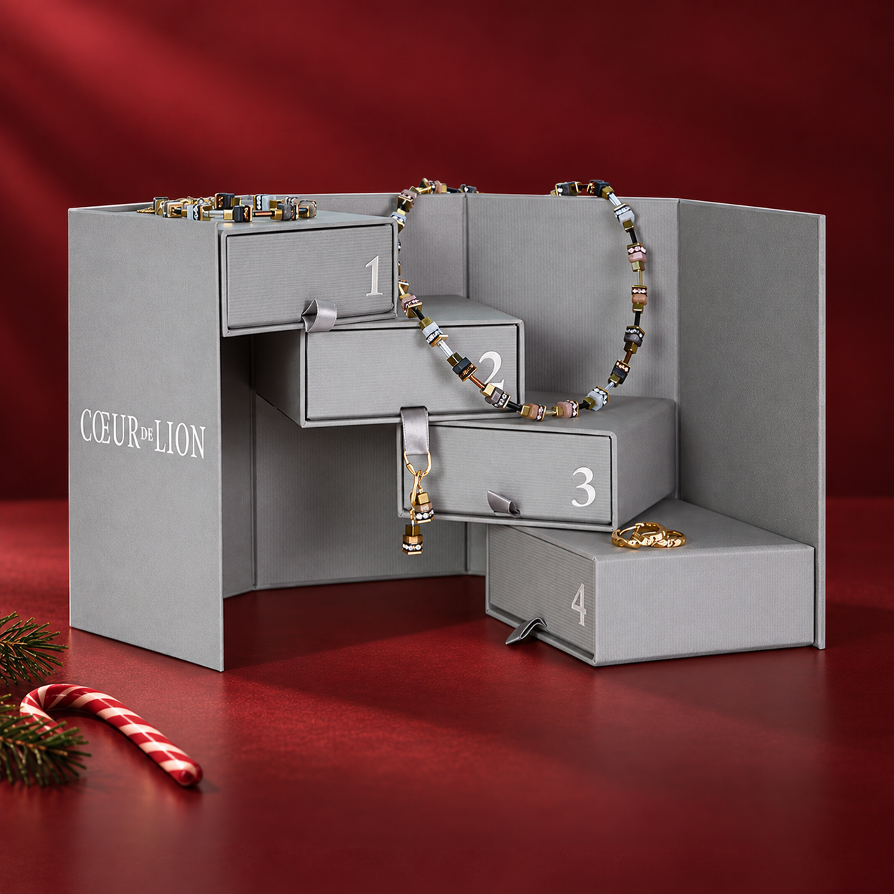 Adventskalender Urban Nature gold-beige
