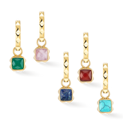 Ohrringe Creole Spikes 23 Gold von COEUR DE LION – Tragevariante