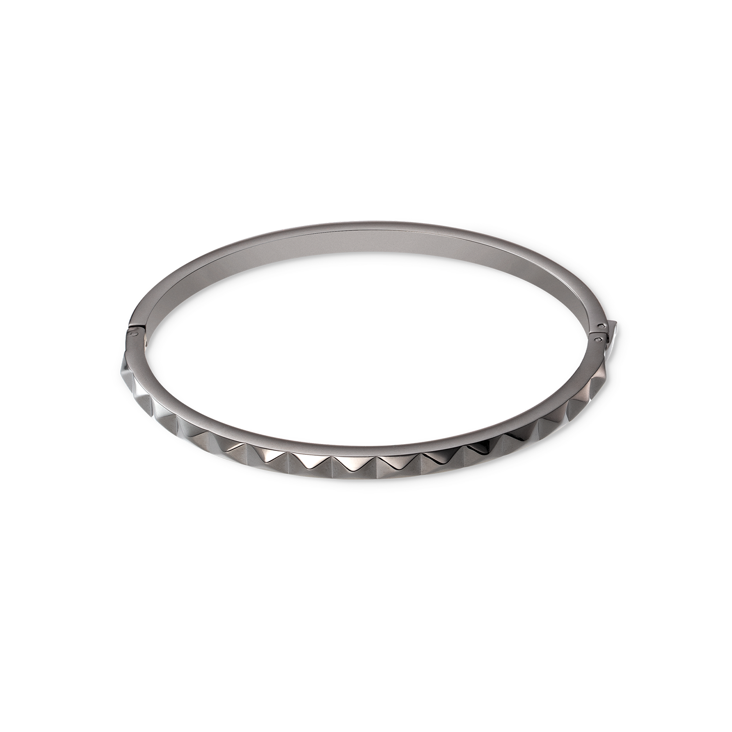 Armreif Spikes anthrazit von COEUR DE LION