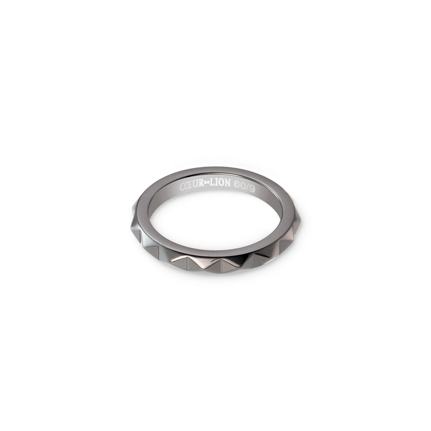 Ring Spikes anthrazit von COEUR DE LION