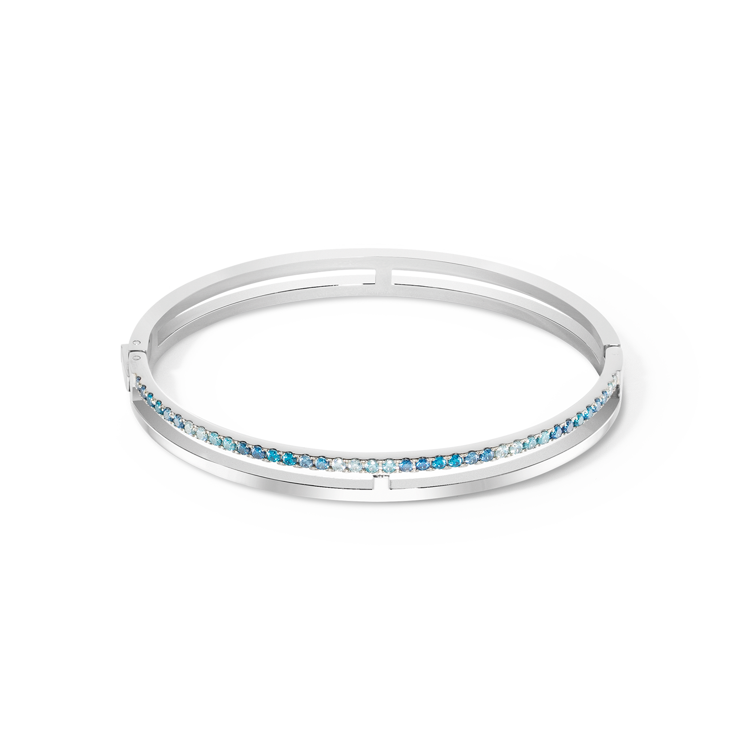 Eternal Unity Armreif silber-blau von COEUR DE LION