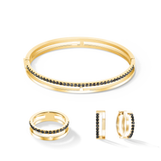 Eternal Unity Armreif gold-schwarz von COEUR DE LION – im Set mit passenden Schmuckstücken