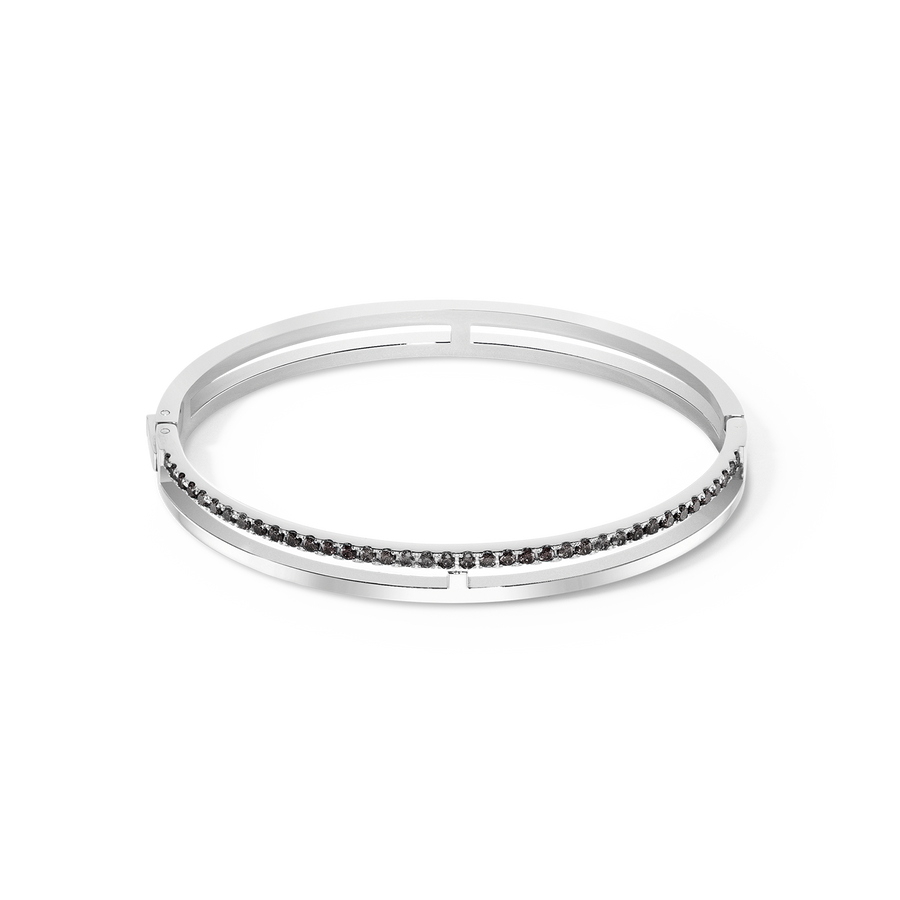 Eternal Unity Armreif silber-schwarz