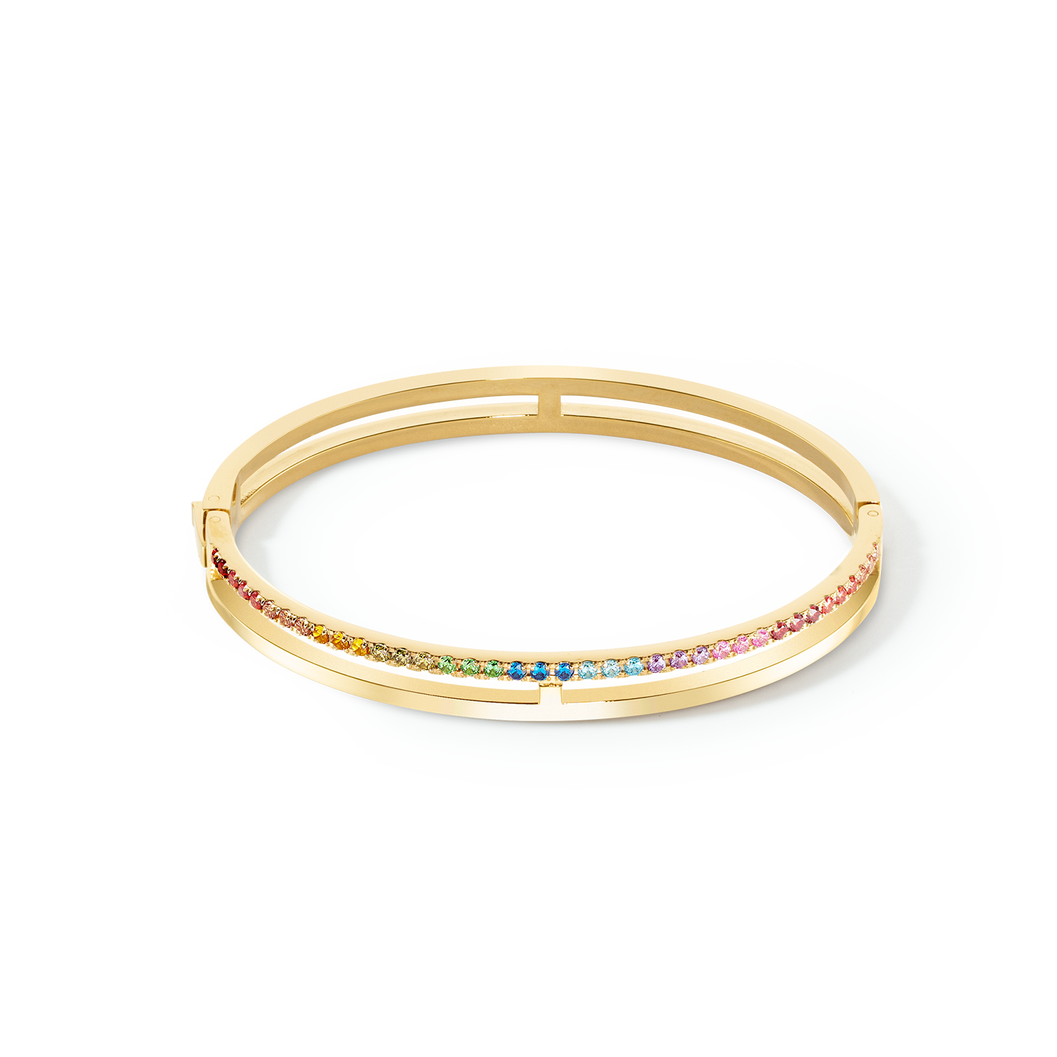 Eternal Unity Armreif gold-rainbow von COEUR DE LION