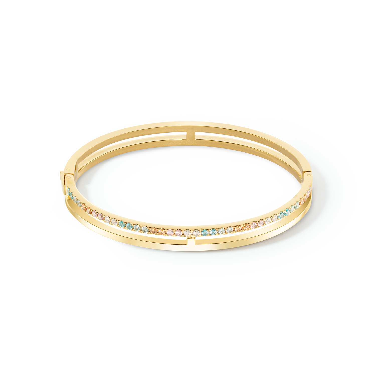 Eternal Unity Armreif gold-multicolor pastell von COEUR DE LION