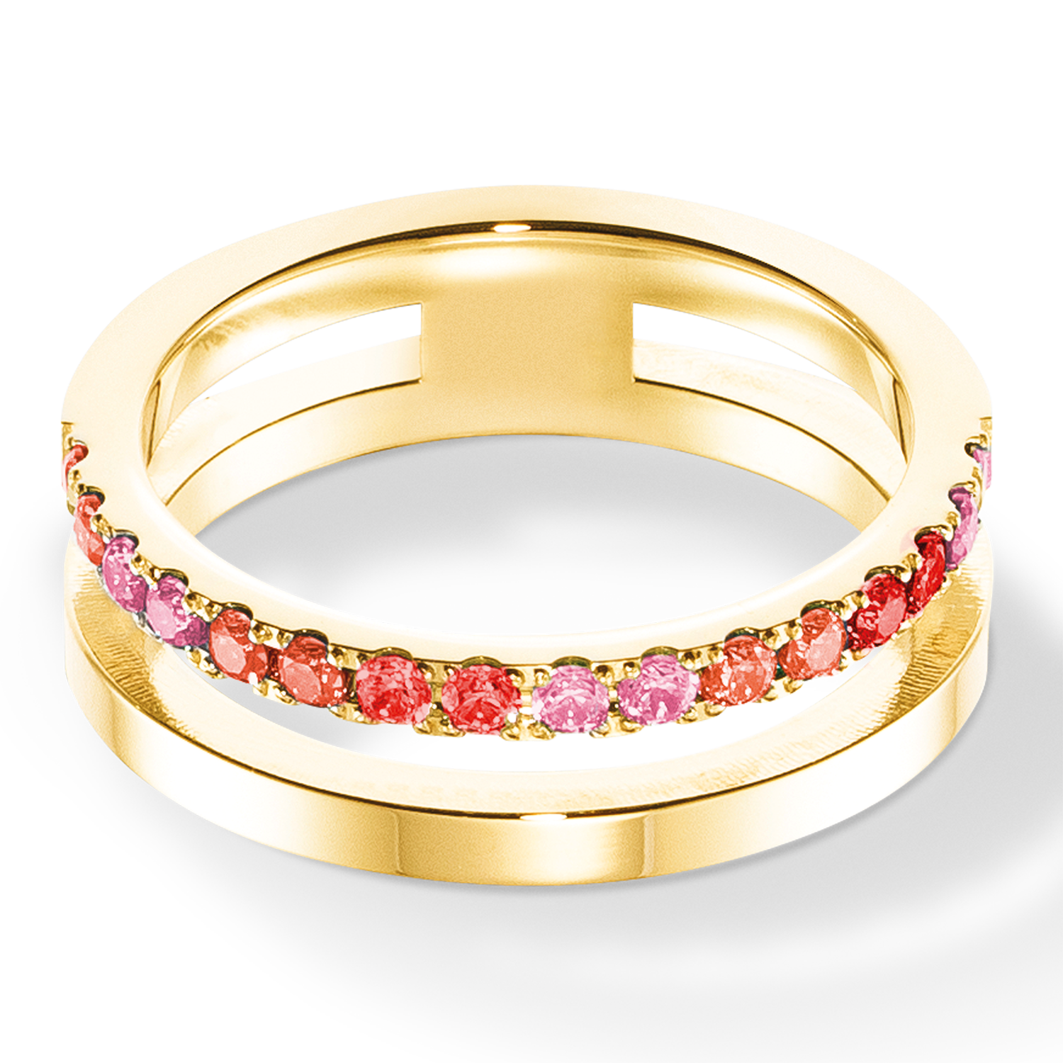 Eternal Unity Ring gold-rot von COEUR DE LION – Detailaufnahme