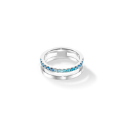 Eternal Unity Ring silber-blau von COEUR DE LION