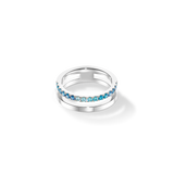 Eternal Unity Ring silber-blau