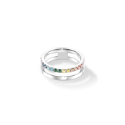 Eternal Unity Ring silber-multicolor von COEUR DE LION