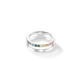 Eternal Unity Ring silber-multicolor