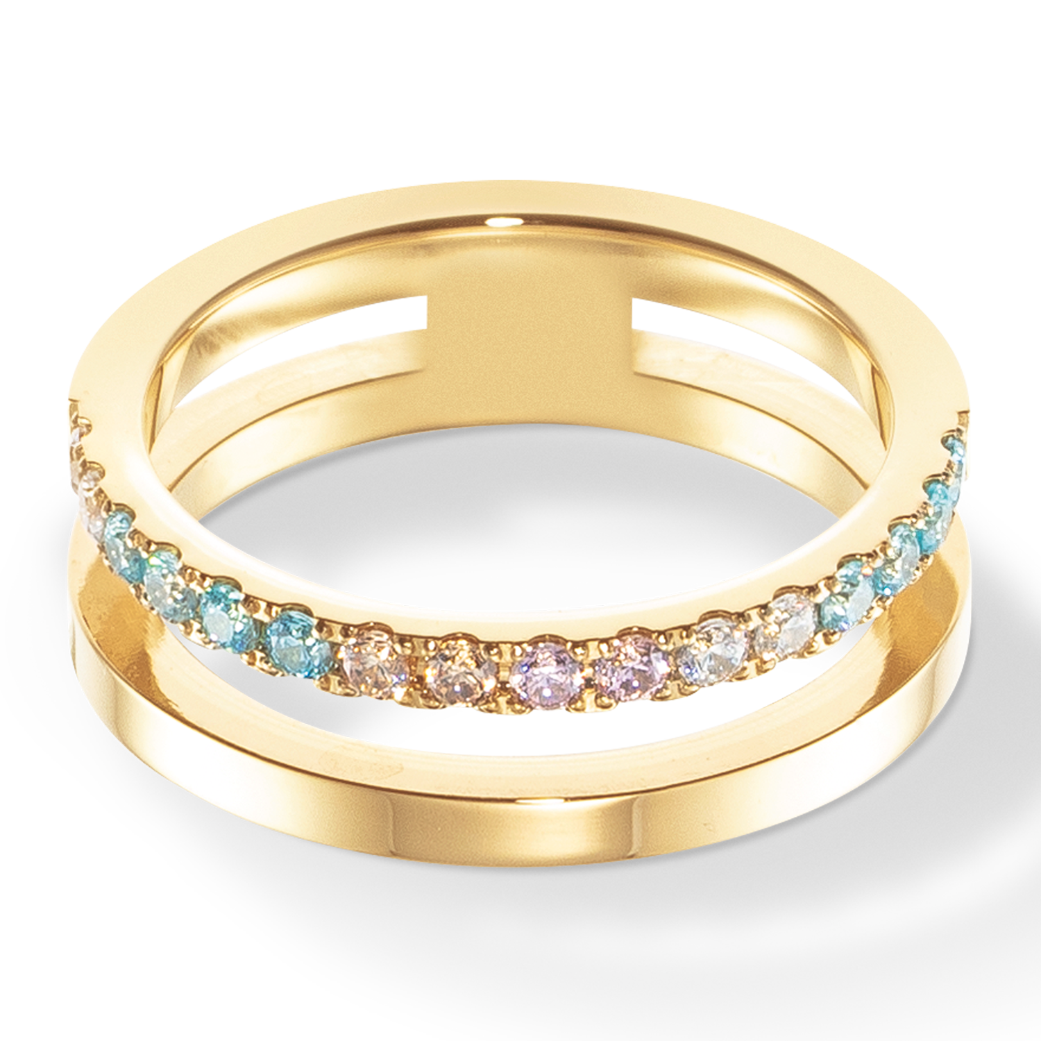Eternal Unity Ring gold-multicolor pastell