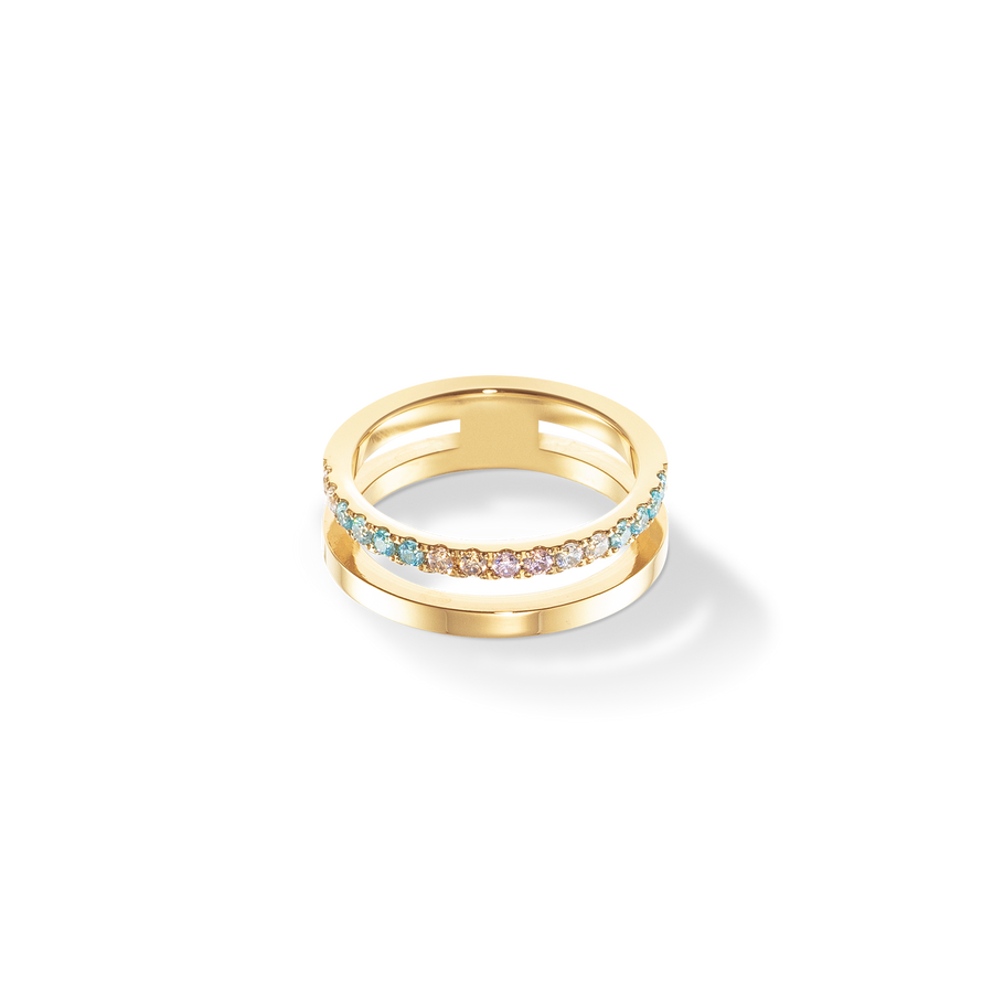 Eternal Unity Ring gold-multicolor pastell