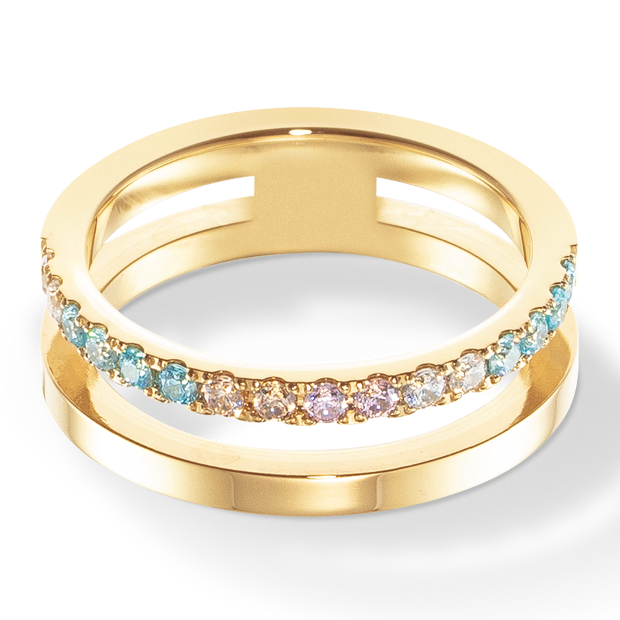 Eternal Unity Ring gold-multicolor pastell