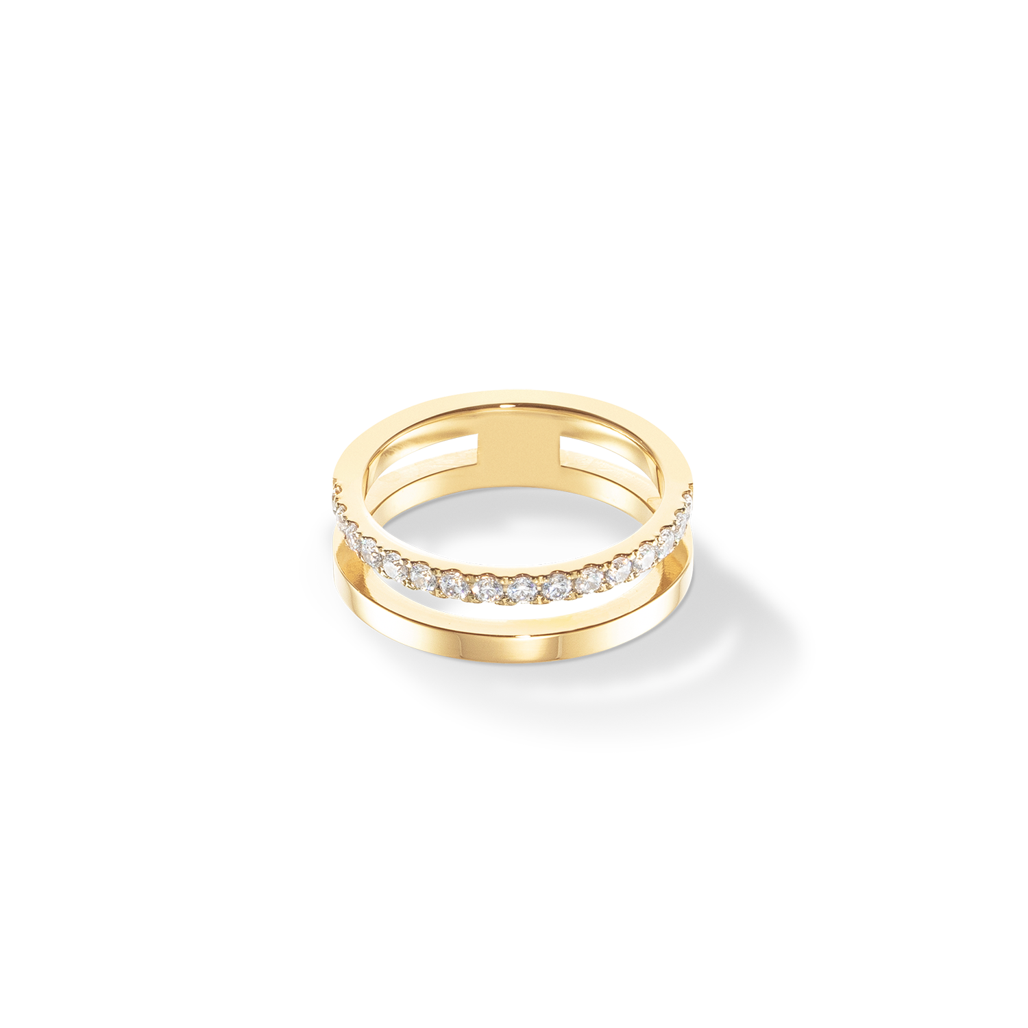 Eternal Unity Ring gold-kristall